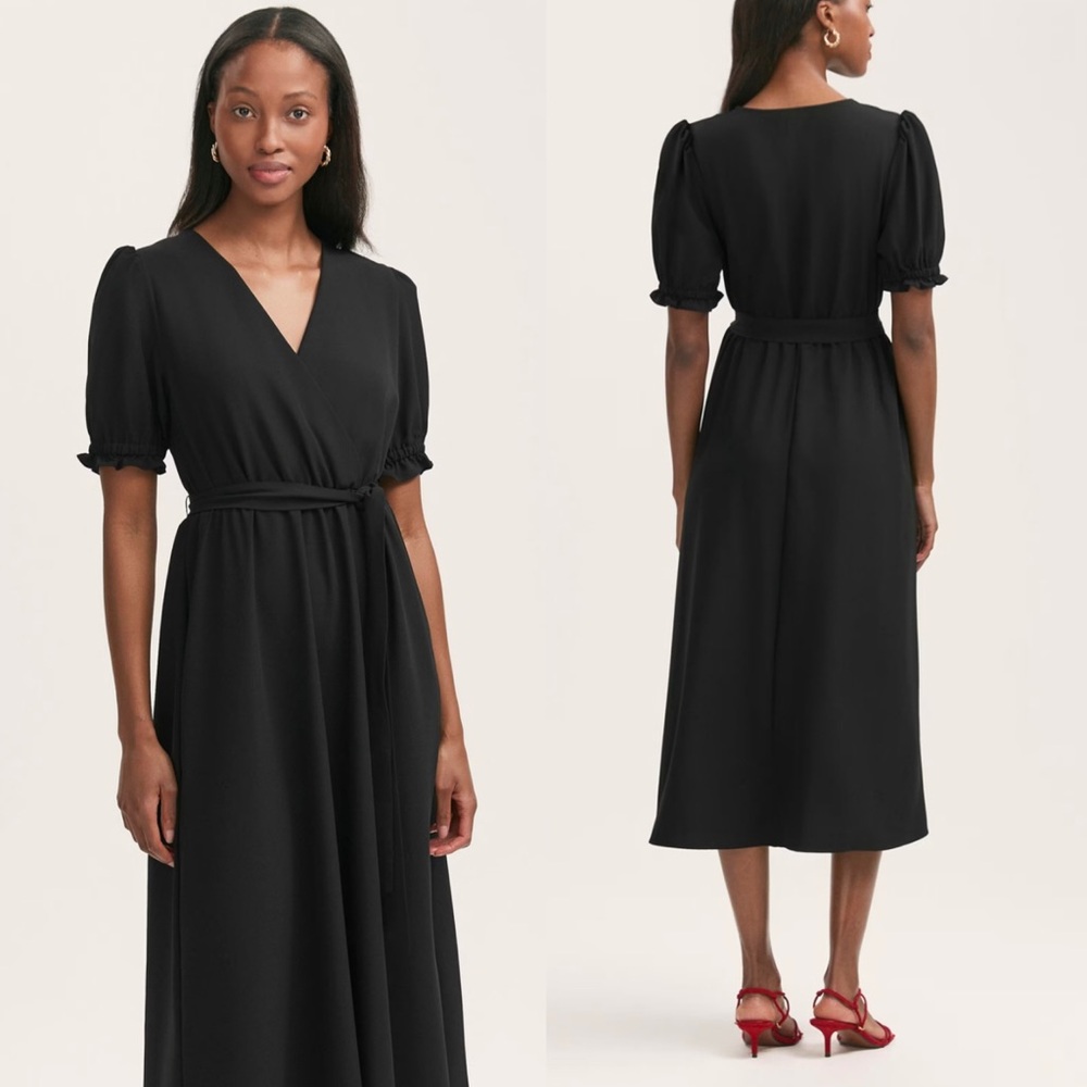 Marks & Spencer Black Midi Dress